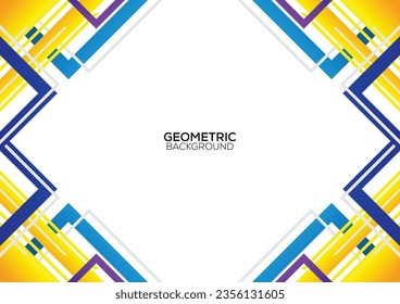 fondo geométrico línea de gradiente de diseño moderno