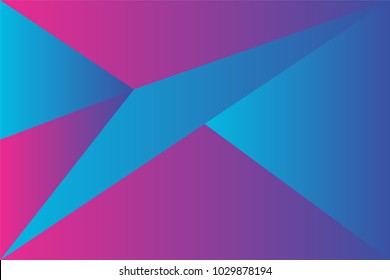 Geometric background with modern gradient color. Vector Abstract shape element.