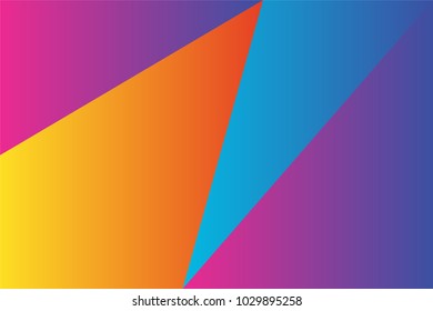 Geometric background with modern gradient color. Vector Abstract shape element.