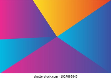 Geometric background with modern gradient color. Vector Abstract shape element.
