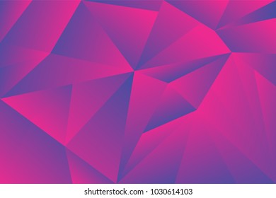 Geometric background with modern gradient purple color. Vector Abstract shape element.