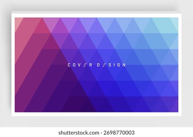 Geometric background. Modern screen design. 3d vector illustration for brochure, banner, flyer or presentation.