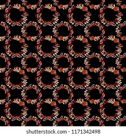 Geometric background in Origami style with gradient. Orange, white and green polygonal illustration, which consist of rectangles. Rectangular pattern for your business design.