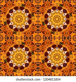 Geometric background in Origami style with gradient. Red, orange and yellow vector polygonal illustration, which consist of rectangles. Rectangular pattern for your business design.
