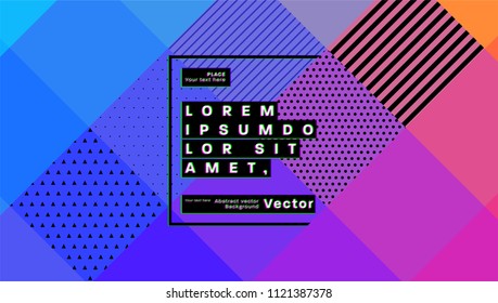 Geometric background pattern design. Paper cut origami style. Eps10 vector illustration.