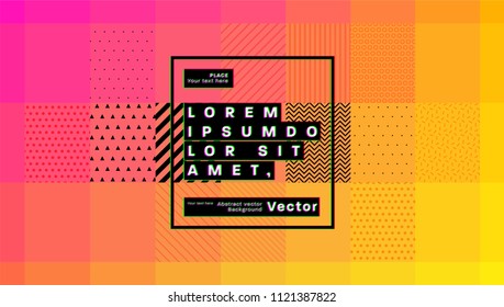 Geometric background pattern design. Paper cut origami style. Eps10 vector illustration.