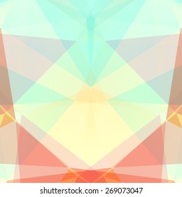 Geometric background. Pattern of geometric shapes.Texture with flow of spectrum effect. Copy that square to the side, the resulting image can be repeated, or tiled, without visible seams.
