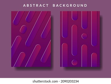 geometric background with pink and purple gradient color style. simple and attractive background
