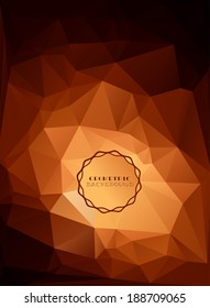 Geometric background, polygonal design. 