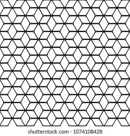 Geometric background with polygons.White spots with black outline.Polyline.Contrasting color.Black and white colors.Abstract composition.Vector image.Design.
