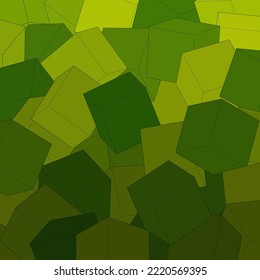 
Geometric background. Presentation template. Vector background. polygonal style. Mosaic. Green cubes.