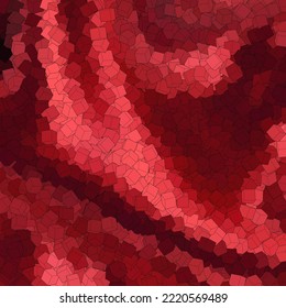 Geometric background. Presentation template. Vector background. polygonal style. Mosaic. Red cubes.