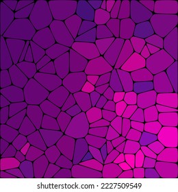 Geometric background. Presentation template. Vector background. polygonal style. Mosaic. Purple pebbles.