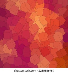 Geometric background. Presentation template. Vector background. polygonal style. Mosaic. cubes.