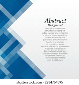 Geometric background. Presentation template. Vector background. polygonal style. Mosaic. Blue pixel.