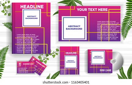 geometric background for printing, book cover, disc case, business card, flyer. vector illustration ready download in eps10