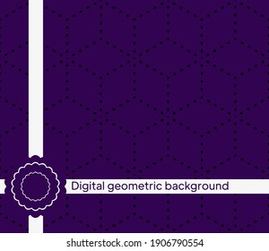 Geometric Background for printing on paper, wallpaper, covers, textiles, fabrics, for decoration, decoupage, scrapbooking. Vector illustration