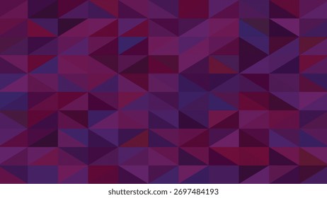 Geometrischer Hintergrund mit violetten und blauen Dreiecken, die ein modernes abstraktes Design schaffen