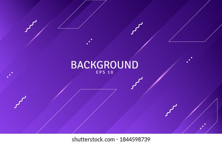 fondo geométrico, diseño de fondo púrpura, fondo de degradado a la moda