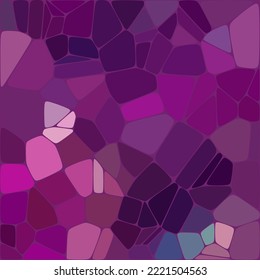 Fondo geométrico con guijarros morados. Elemento de diseño.