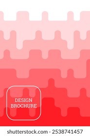 Geometric background with rectangles. Smooth color change, gradient. Cover design