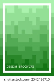 Fundo geométrico com retângulos. Alteração de cor suave, gradiente. Design da tampa