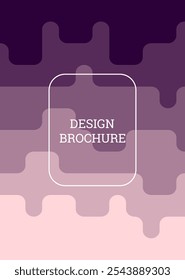 Geometric background with rectangles. Smooth color change, gradient. Cover design