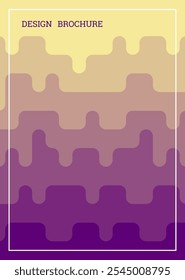 Geometric background with rectangles. Smooth color change. Cover design