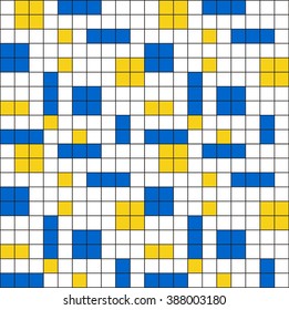 Geometric background rectangles and squares. Background rectangles and squares vector. The patchwork or quilt. Quilt  pattern vector. 