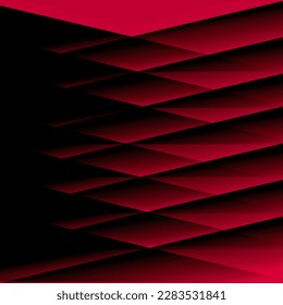 geometric background red pink gradient sharp corners stack of folded paper overlapping shapes dark abstract wallpaper vector digital art elegant hexagonal diamond polygon illustration graphic design. 