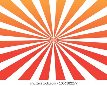 Geometric background of repeating circular lines. The lights of a sun. 