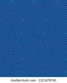 geometric background of repeating triangles
