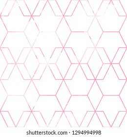 Geometric background with rhombus. Abstract geometric pattern. Vector seamless geometric pattern.