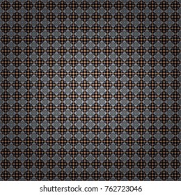 Geometric background with rhombus, dots and nodes. Seamless geometric pattern. Colorful texture. Vector seamless pattern. Gray, white and black background. Abstract geometric pattern.