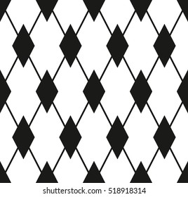 Geometric background with rhombus and nodes. Abstract geometric pattern.