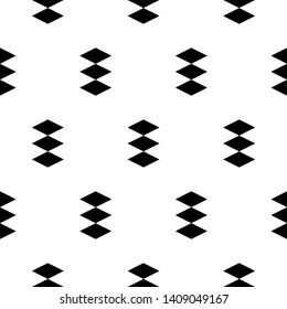 Geometric background. Rhombuses ornament. Seamless pattern. Diamonds backdrop. Ethnic motif. Digital paper, textile print, web design, abstract. Lozenges wallpaper. Vector.