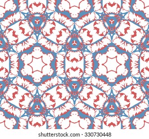 Geometric background. Seamless pattern for decoration. Print for paper wallpaper, tiles, textiles. Vector illustration.