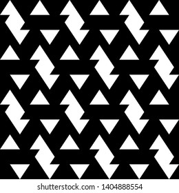 Geometric background. Seamless pattern. Triangles, figures ornament. Polygons wallpaper. Simple figures backdrop. Ethnic motif. Digital paper, textile print, web design, abstract. Vector.