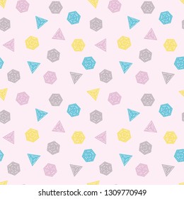 Geometric background. Seamless pattern. Vector.