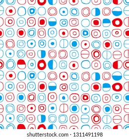 Geometric background. Seamless pattern. Vector.