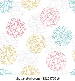 Geometric background. Seamless pattern. Vector.