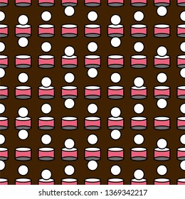 Geometric background. Seamless pattern. Vector.
