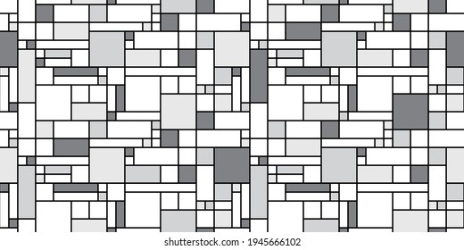 Geometric background. Seamless pattern. Vector.