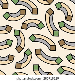 Geometric background. Seamless pattern. Vector.
