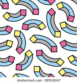 Geometric background. Seamless pattern. Vector.
