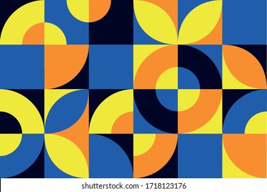 Geometric background. Seamless texture with bright ornament and rich color. Background for the design of banners, graphic materials and design.