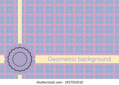 Geometric background. Seamless. Vector illustration