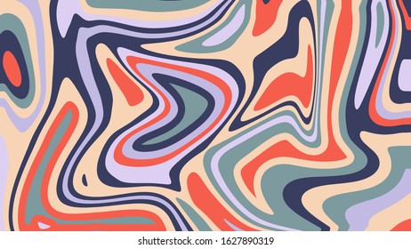 Geometric background of shapes and stripes with smooth edges. bright colorful wallpaper. vector 