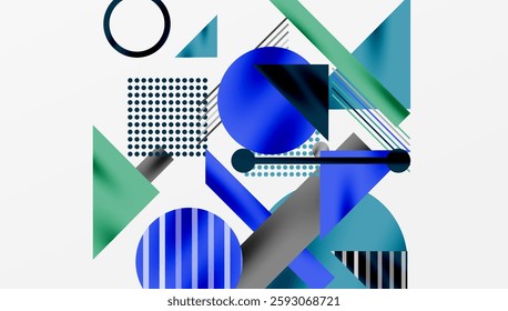 Geometric background showcasing sharp lines, contrasting colors, and minimalistic shapes