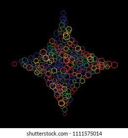 Geometric Background. Simple Pattern for Postcard, Print, Banner or Poster. Modern abstract background with polygons. Vector Texture in Trendy Minimalistic Style